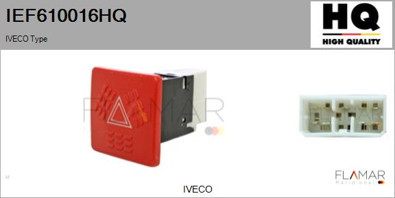 Comutator ,lumini de avarie IEF610016HQ FLAMAR