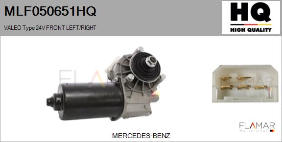 Motor stergator MLF050651HQ FLAMAR