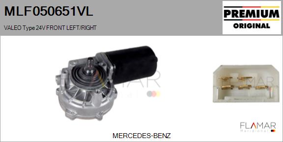 Motor stergator MLF050651VL FLAMAR