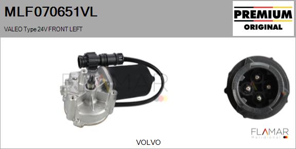 Motor stergator MLF070651VL FLAMAR