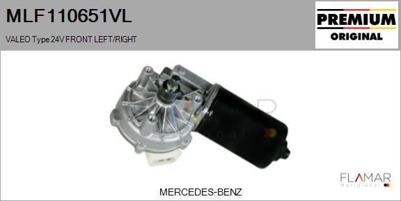 Motor stergator MLF110651VL FLAMAR