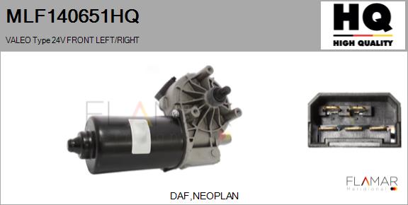 Motor stergator MLF140651HQ FLAMAR