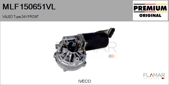 Motor stergator MLF150651VL FLAMAR