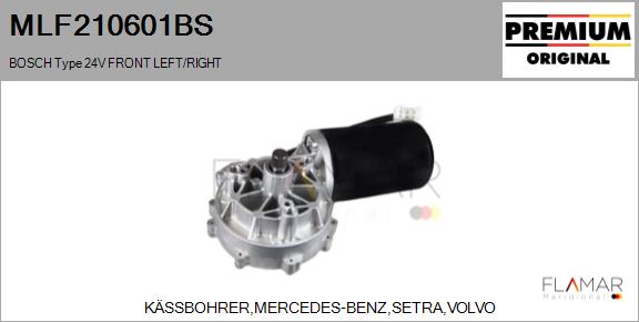 Motor stergator MLF210601BS FLAMAR