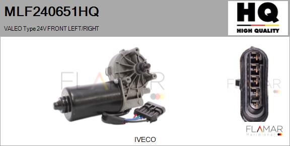 Motor stergator MLF240651HQ FLAMAR