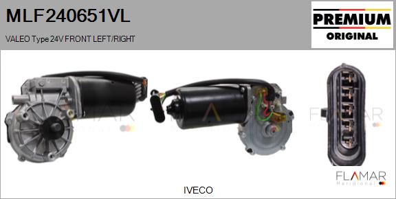 Motor stergator MLF240651VL FLAMAR