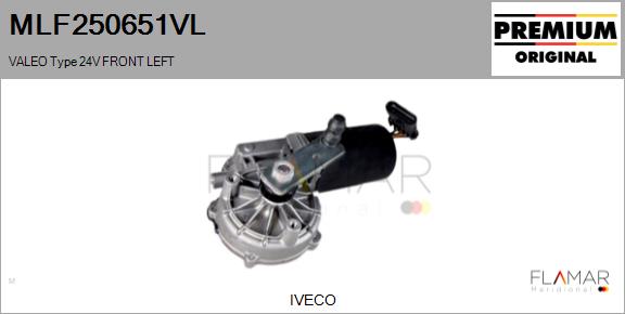 Motor stergator MLF250651VL FLAMAR
