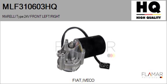 Motor stergator MLF310603HQ FLAMAR