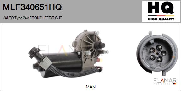 Motor stergator MLF340651HQ FLAMAR