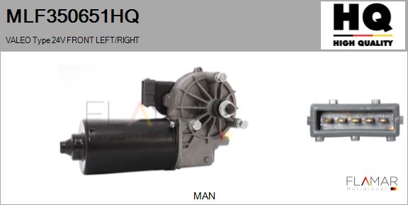 Motor stergator MLF350651HQ FLAMAR
