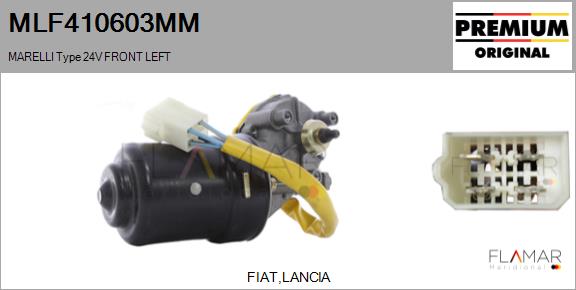 Motor stergator MLF410603MM FLAMAR