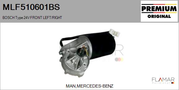 Motor stergator MLF510601BS FLAMAR