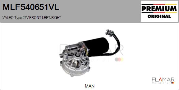 Motor stergator MLF540651VL FLAMAR