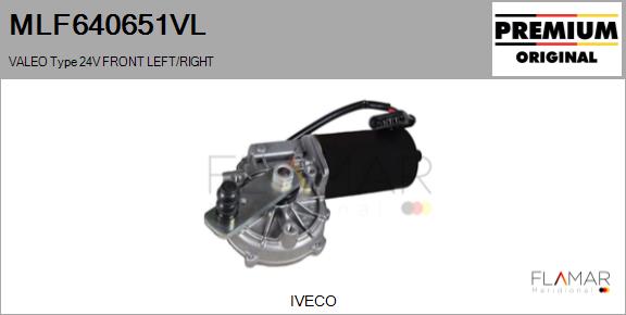 Motor stergator MLF640651VL FLAMAR