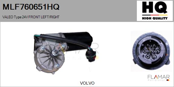 Motor stergator MLF760651HQ FLAMAR