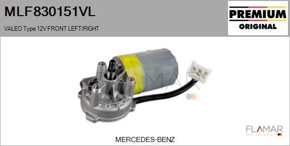 Motor stergator MLF830151VL FLAMAR
