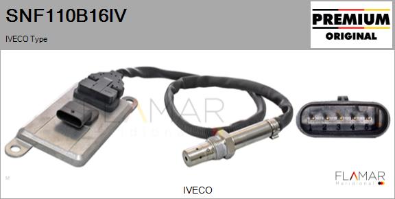 Senzor NOx, injectie aditiv SNF110B16IV FLAMAR