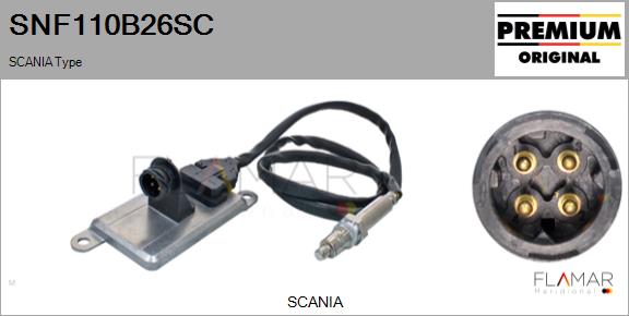 Senzor NOx, injectie aditiv SNF110B26SC FLAMAR