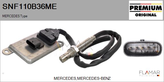 Senzor NOx, injectie aditiv SNF110B36ME FLAMAR