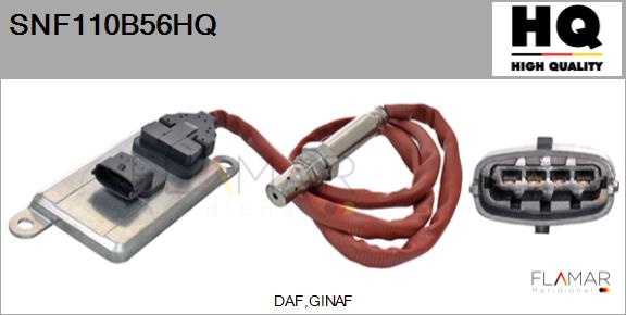 Senzor NOx, injectie aditiv SNF110B56HQ FLAMAR