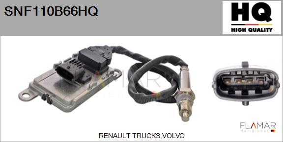 Senzor NOx, injectie aditiv SNF110B66HQ FLAMAR