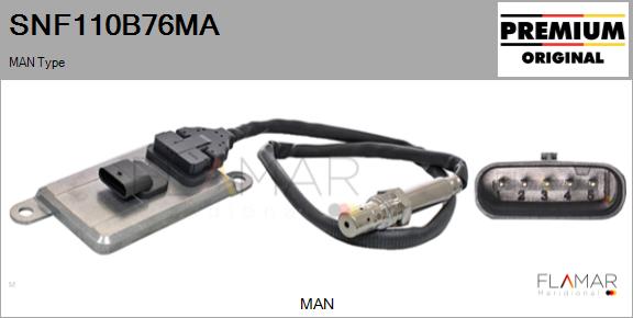 Senzor NOx, injectie aditiv SNF110B76MA FLAMAR