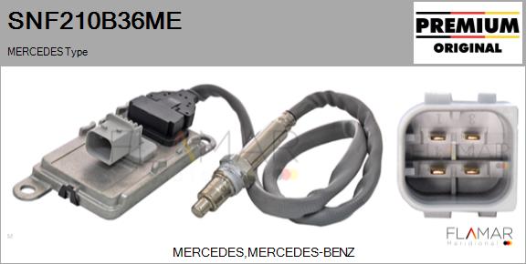 Senzor NOx, injectie aditiv SNF210B36ME FLAMAR