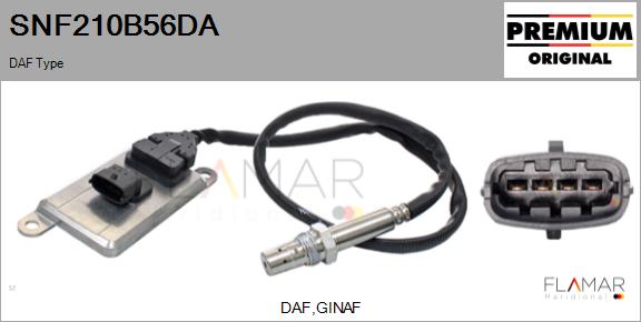 Senzor NOx, injectie aditiv SNF210B56DA FLAMAR