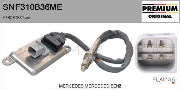 Senzor NOx, injectie aditiv SNF310B36ME FLAMAR