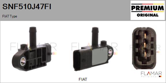 Senzor, presiune gaze evacuare SNF510J47FI FLAMAR