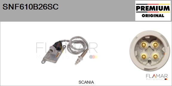 Senzor NOx, injectie aditiv SNF610B26SC FLAMAR