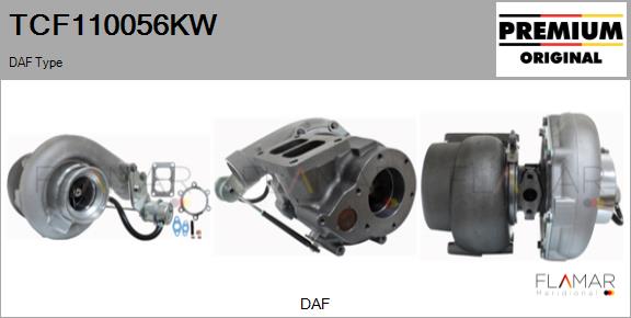 Compresor,sistem de supraalimentare TCF110056KW FLAMAR