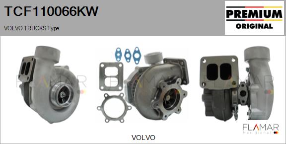 Compresor,sistem de supraalimentare TCF110066KW FLAMAR