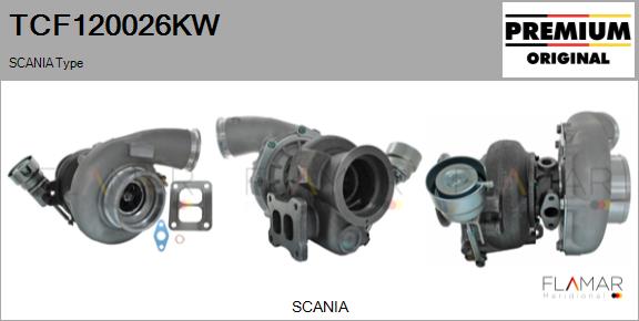 Compresor,sistem de supraalimentare TCF120026KW FLAMAR