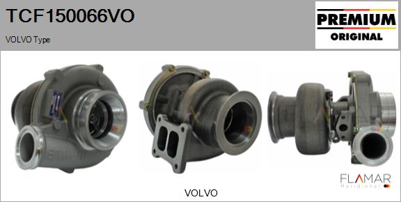 Compresor,sistem de supraalimentare TCF150066VO FLAMAR