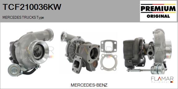 Compresor,sistem de supraalimentare TCF210036KW FLAMAR