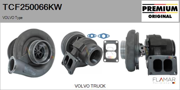 Compresor,sistem de supraalimentare TCF250066KW FLAMAR