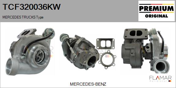 Compresor,sistem de supraalimentare TCF320036KW FLAMAR