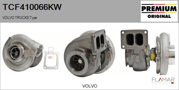 Compresor,sistem de supraalimentare TCF410066KW FLAMAR