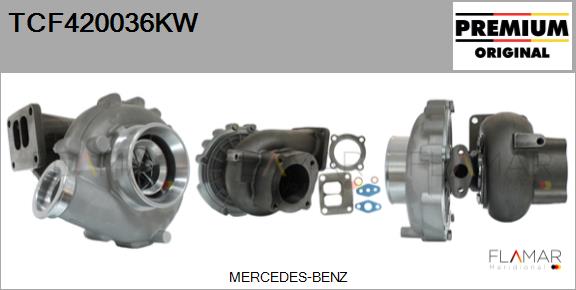Compresor,sistem de supraalimentare TCF420036KW FLAMAR