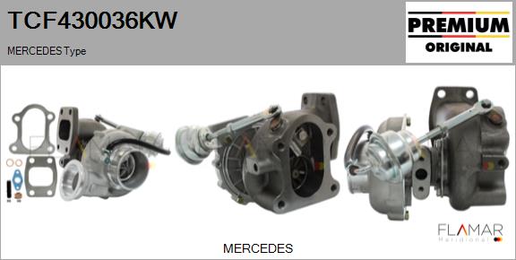 Compresor,sistem de supraalimentare TCF430036KW FLAMAR