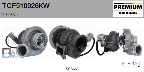 Compresor,sistem de supraalimentare TCF510026KW FLAMAR