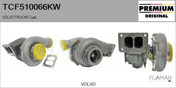 Compresor,sistem de supraalimentare TCF510066KW FLAMAR