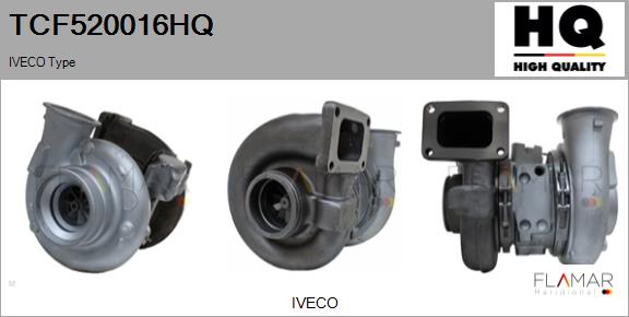 Compresor,sistem de supraalimentare TCF520016HQ FLAMAR