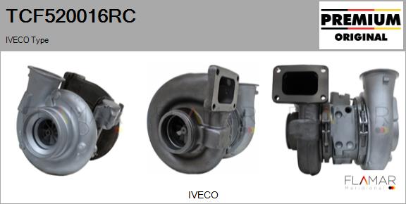 Compresor,sistem de supraalimentare TCF520016RC FLAMAR