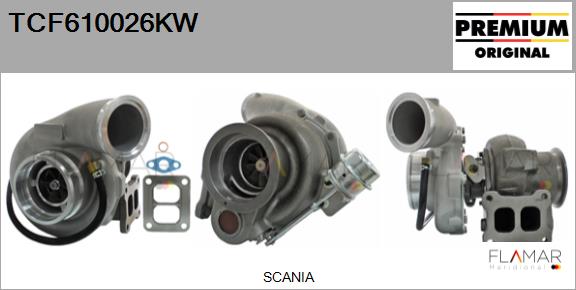 Compresor,sistem de supraalimentare TCF610026KW FLAMAR