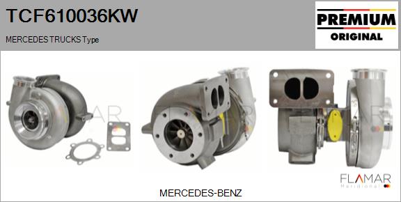 Compresor,sistem de supraalimentare TCF610036KW FLAMAR