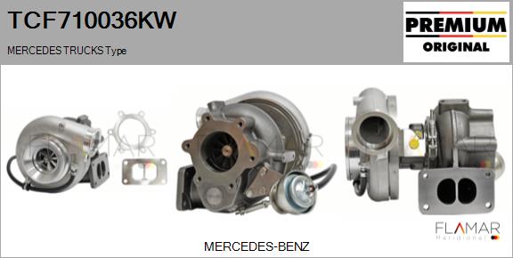 Compresor,sistem de supraalimentare TCF710036KW FLAMAR