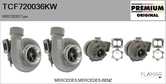 Compresor,sistem de supraalimentare TCF720036KW FLAMAR