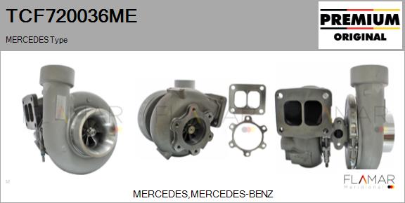 Compresor,sistem de supraalimentare TCF720036ME FLAMAR